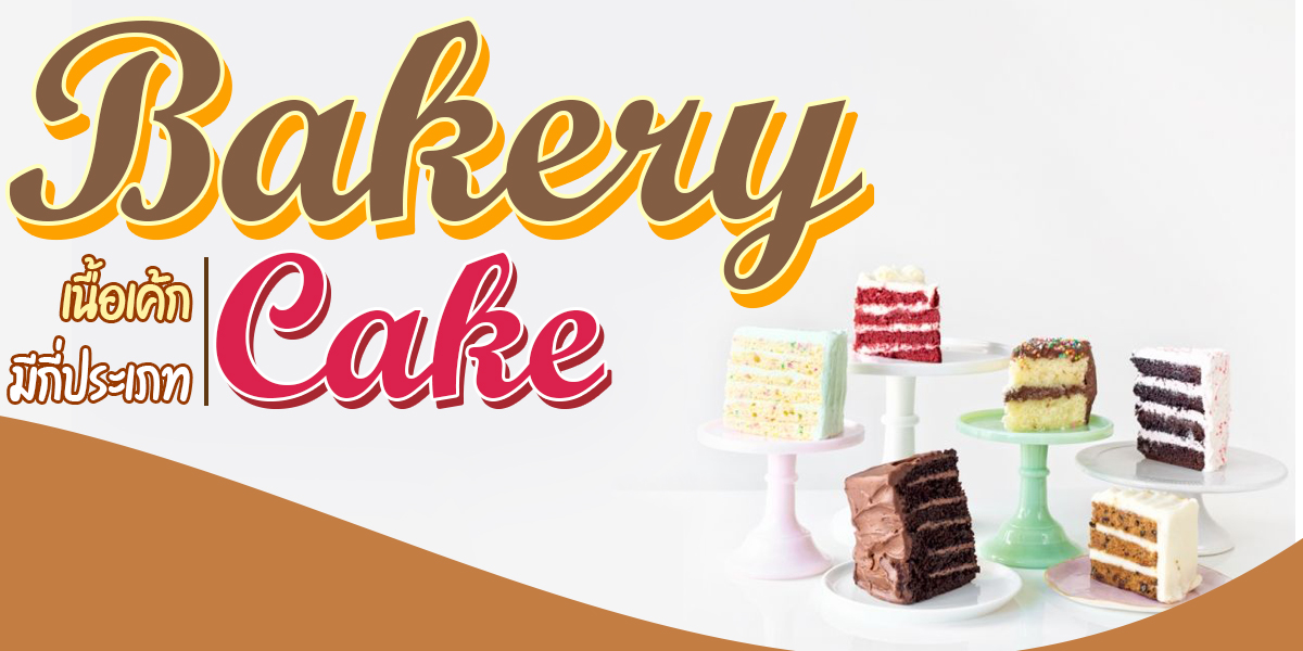 เบเกอรี่ ( Bakery ) เนื้อเค้ก ( Cake ) มีกี่ประเภท